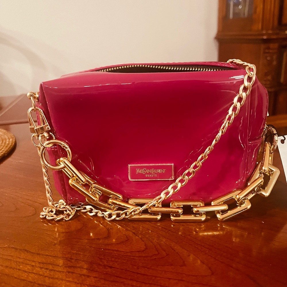 YSL pouch to crossbody bag